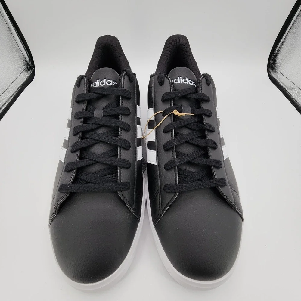 Adidas‎ Grand Court 2.0 Shoes Mens 13 Core Black Cloud White Sneaker NEW in Box